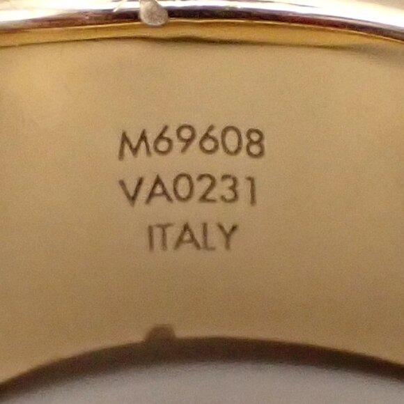 LOUIS VUITTON Sweet Dream Ring Size L Monogram Leather Gold Brown 188-082125 - Picture 9 of 9